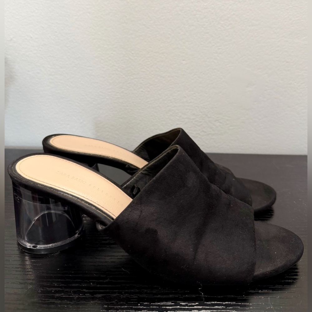 Zara Suede Mules